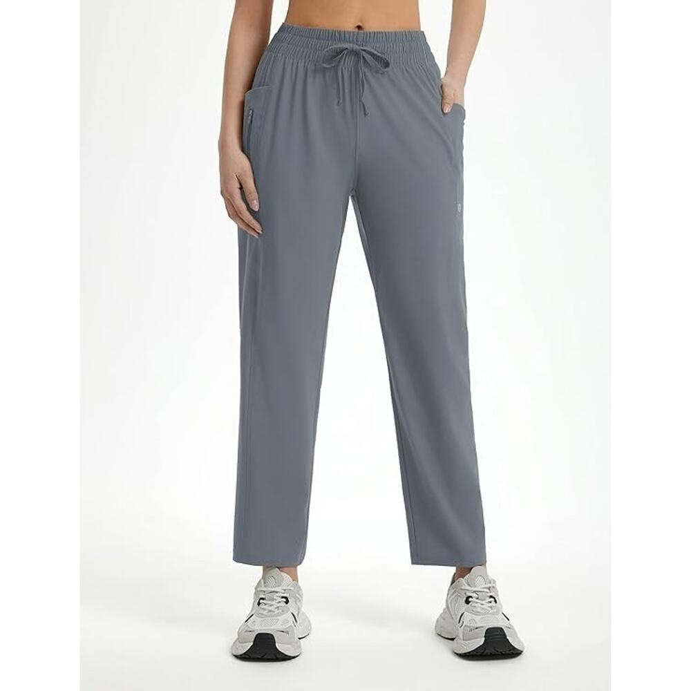 Baleaf Women's Running Quick Dry Pocket High Waisted Sweatpants UPF50+ New 2XL